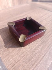 Posacenere legno ottone ebano - posacenere,