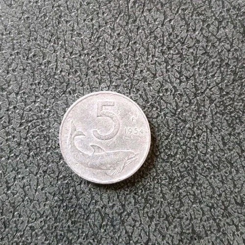 Lire 1954 delfino rarissima - 5,