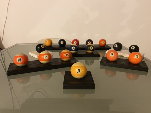 Palle biliardo numero con - palle, 9