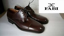 FABI Scarpa Elegante Francesina Derby Uomo 4 Stagioni Marrone ITALY N° 41 Nuovo