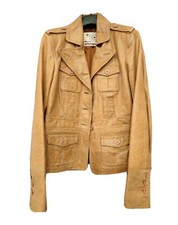 Blend of America Giacca In Pelle Vintage Donna tg 42 vintage 