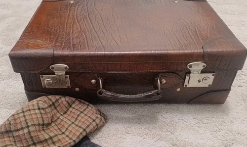Valigia antica cuoio ottimo - cuoio,
