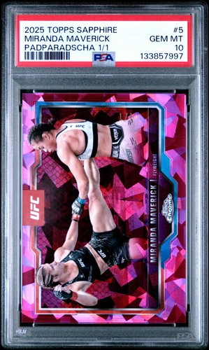 2025 topps chrome sapphire - sapphire, ufc