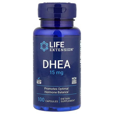 DHEA15 , 100 capsule by Life Extension 15mg ! CONSEGNA GRATUITA !