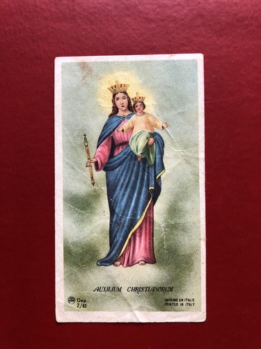 Vecchio santino auxilium - vecchio,