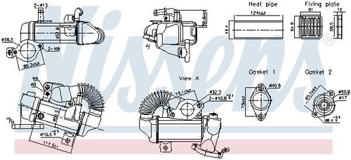 Radiatore ricircolo gas - radiatore,,