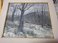 AMEL dipinto olio su tela paesaggio Telaio Leonardesca