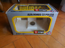 BOX e BASETTA alfa 33 polizia Burago
