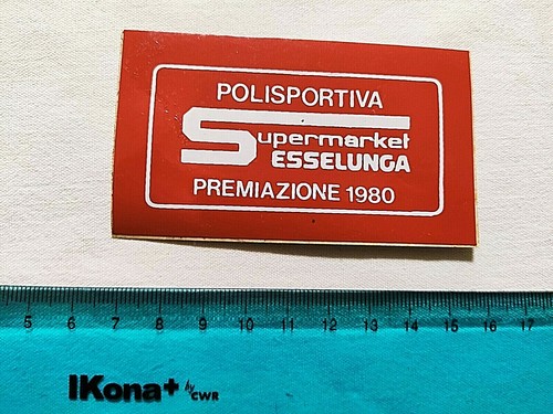 Adesivo polisportiva esselunga - adesivo,