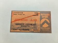 biglietto stadio JUVENTUS -AJAX coppa dei campioni 1978 - 000270