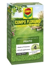 CONCIME FLORANID PRATO 3KG COMPO CONCIMAZIONE GIARDINAGGIO CURA PRATO