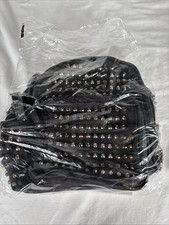 Zaino nero con borchie Alex & Max nuovo con etichetta e sacchetto antipolvere