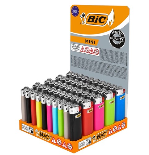 Accendini bic mini piccoli - 50,