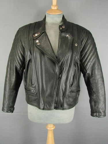 Giacca biker pelle nera - biker, stile