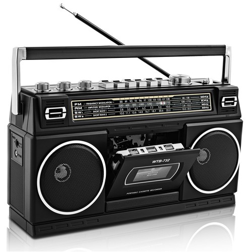 Boombox stereo portatile