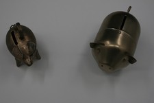 Pair of Vintage Metal Small