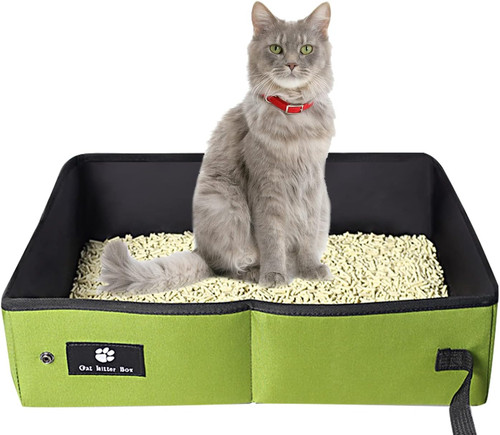 Lettiera pieghevole per gatti - lettiera,