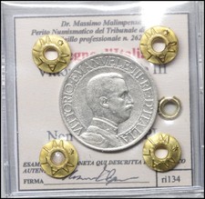 Regno d'italia 1 Lira 1909 SPL Non Comune argento Vittorio Emanuele III