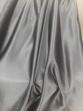 Tessuto Raso Nero Al Metro Altezza 280 Cm Stock Tappezzeria Tende Abbigliamento 