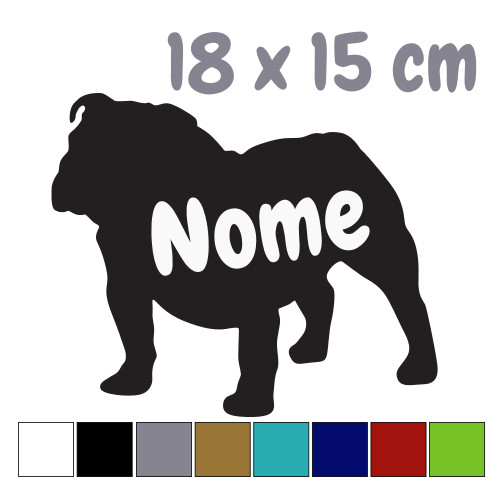 Bull bulldog inglese adesivo - bull,