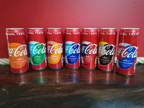 Coca cola europei - europei, lattine