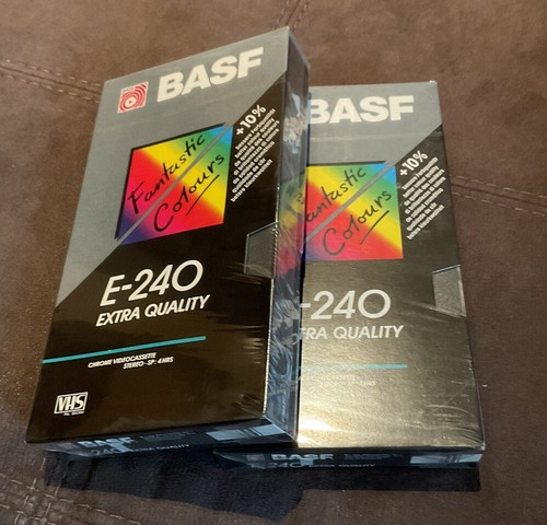 Vhs videocassette basf 240 - videocassette,