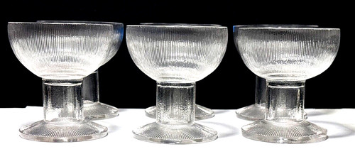 Set antique lalique wingen - 6,