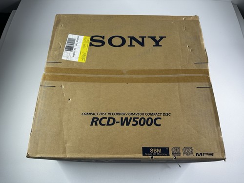 Sony rcd w500c dual - dual, deck