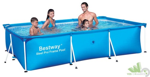 Piscina con telaio - con,