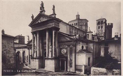 Cartolina ivrea la - ivrea,