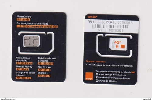 Guinea bissau orange 4g - bissau,