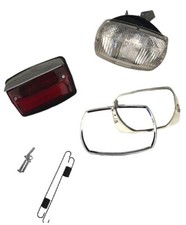 SIEM KIT COMPLETO FARO VESPA 50 SPECIAL FANALE ANTERIORE CON FANALINO POSTERIORE