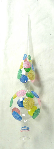 Vecchio addobbo puntale albero - vecchio,