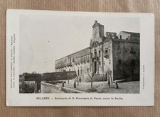 Fp Messina Milazzo Santuario S Francesco Retro Indiviso Rarità