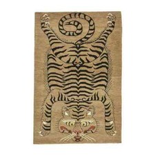 Tappeto trapuntato a mano leopardato nuovo design 100% lana tappeti