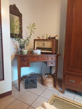 Scrivania arte povera in legno massello