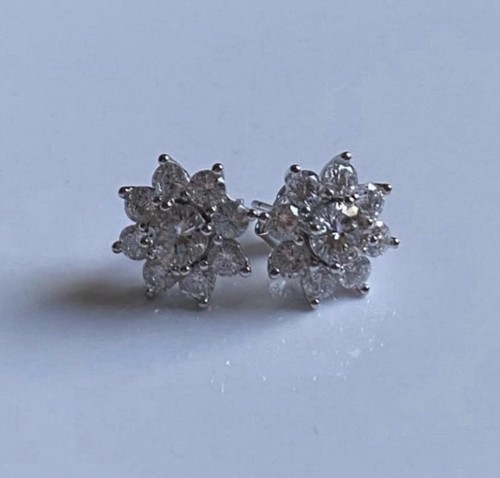 Orecchini fiore argento - fiore,