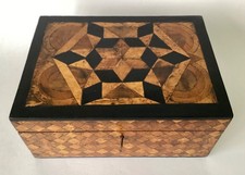 VINTAGE HANDMADE INLAID WOOD