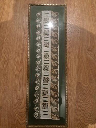 Quadro pizzo cantù merletto - quadro,