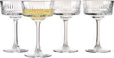 Vintage Coupe Glasses Set of 4