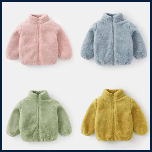 Cappotto peluche tinta - peluche,