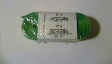 NASTRO FETTUCCIA DOPPIO RASO VERDE PRATO 10 MT 100% POLIESTERE H 2,5 CM / N° 5