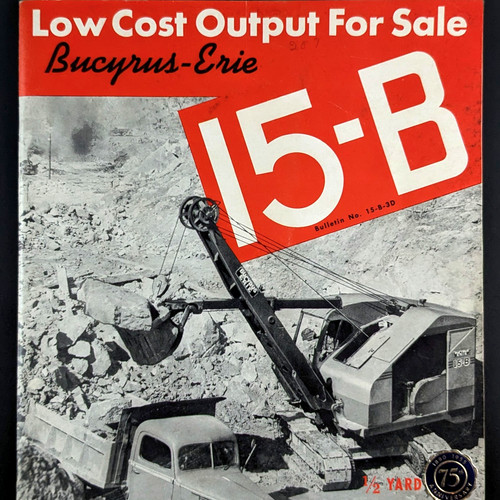 1955 bucyrus erie b - erie, 15-b