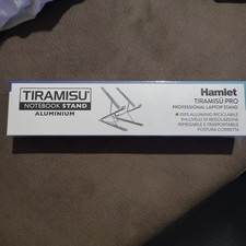 Supporto alzatina per PC portatile, richiudibile, 100% alluminio, con custodia