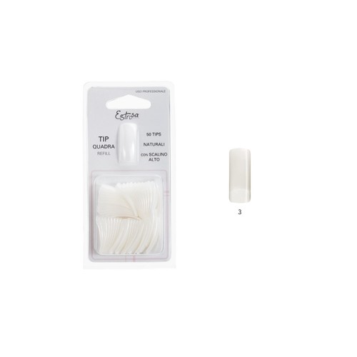 Unghie tip naturale - tip, scalino
