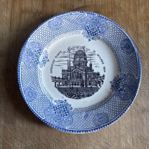 Piatto ceramica mondovi felice - piatto,