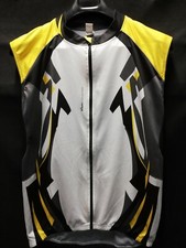 GILET SMANICATO  CICLISMO CYCLING ROAD MTB B'TWIN XL LEGGERO DIFETTO