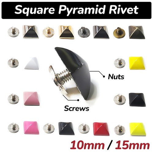 Borchie piramidali quadrate - , 10