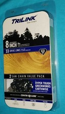 Catena per sega TriLink 8" S33 sega ad asta 14333X2TLW Earthwise homelite NUOVA confezione da 2 guarnizioni