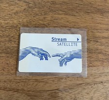 Smart Card STREAM Vintage RARA Tessera Scheda Tivusat Decoder SAT Smartcard